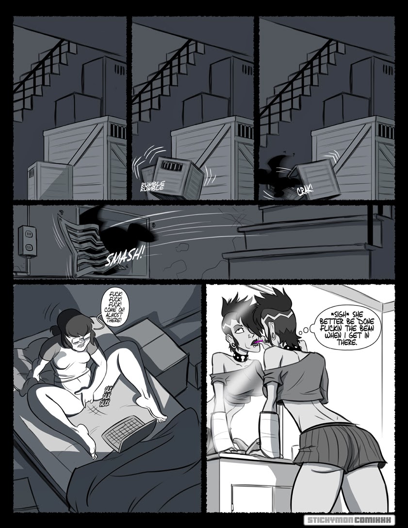 Esther &amp; D.D. - The Freaks Cum Out at Night page 7 full