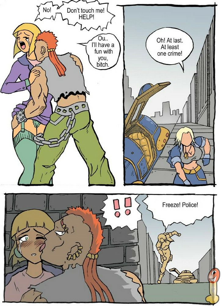 Police woman and neighbour gang page 2 full