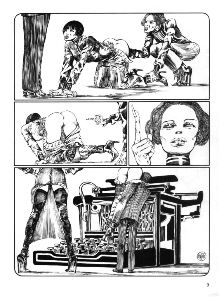Crepax Lanterna Magica page 9 full