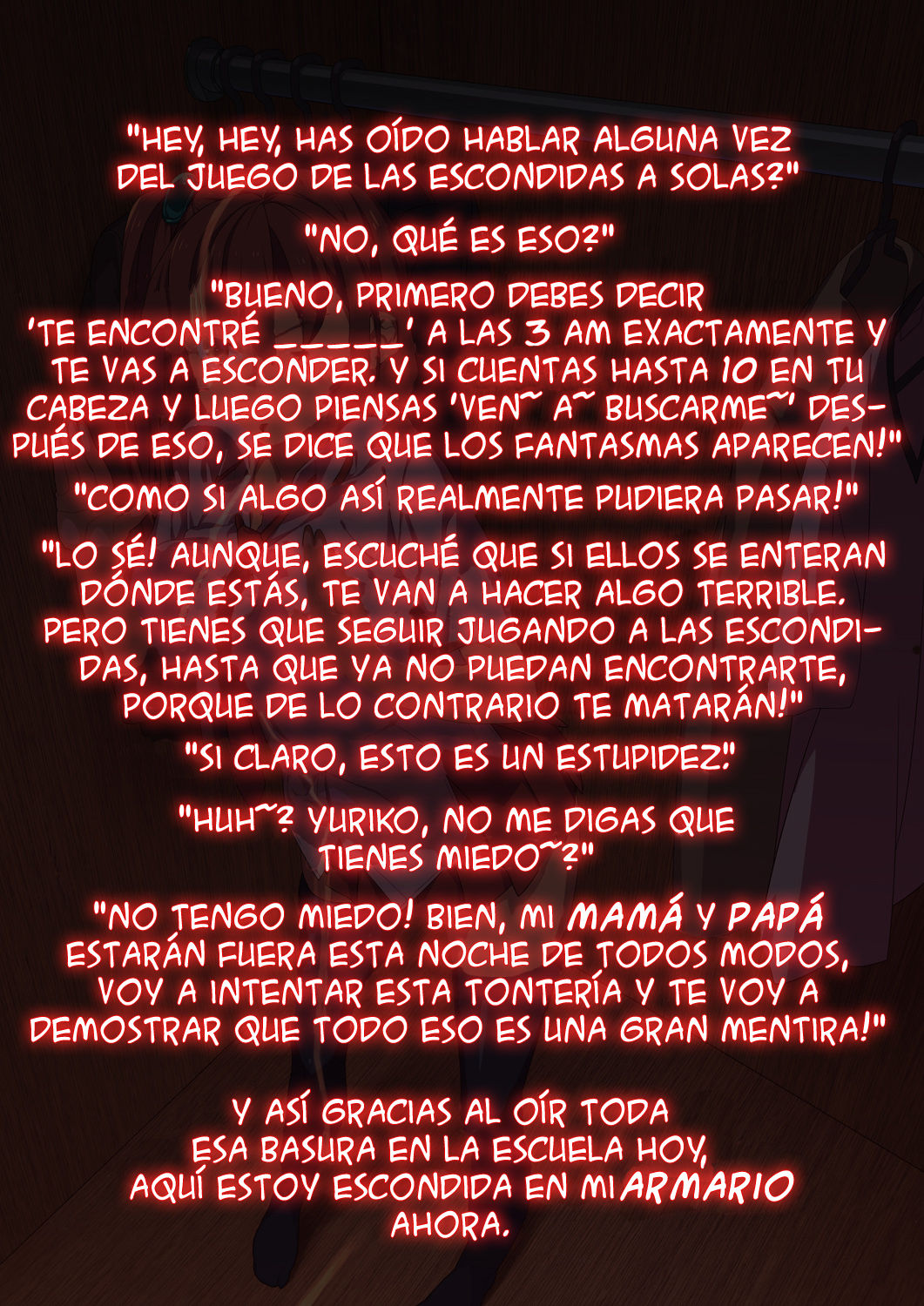 Kyou kara Zutto, Hitori Kakurenbo | Mi Solitario Juego de las Escondidas Nunca Termina page 2 full