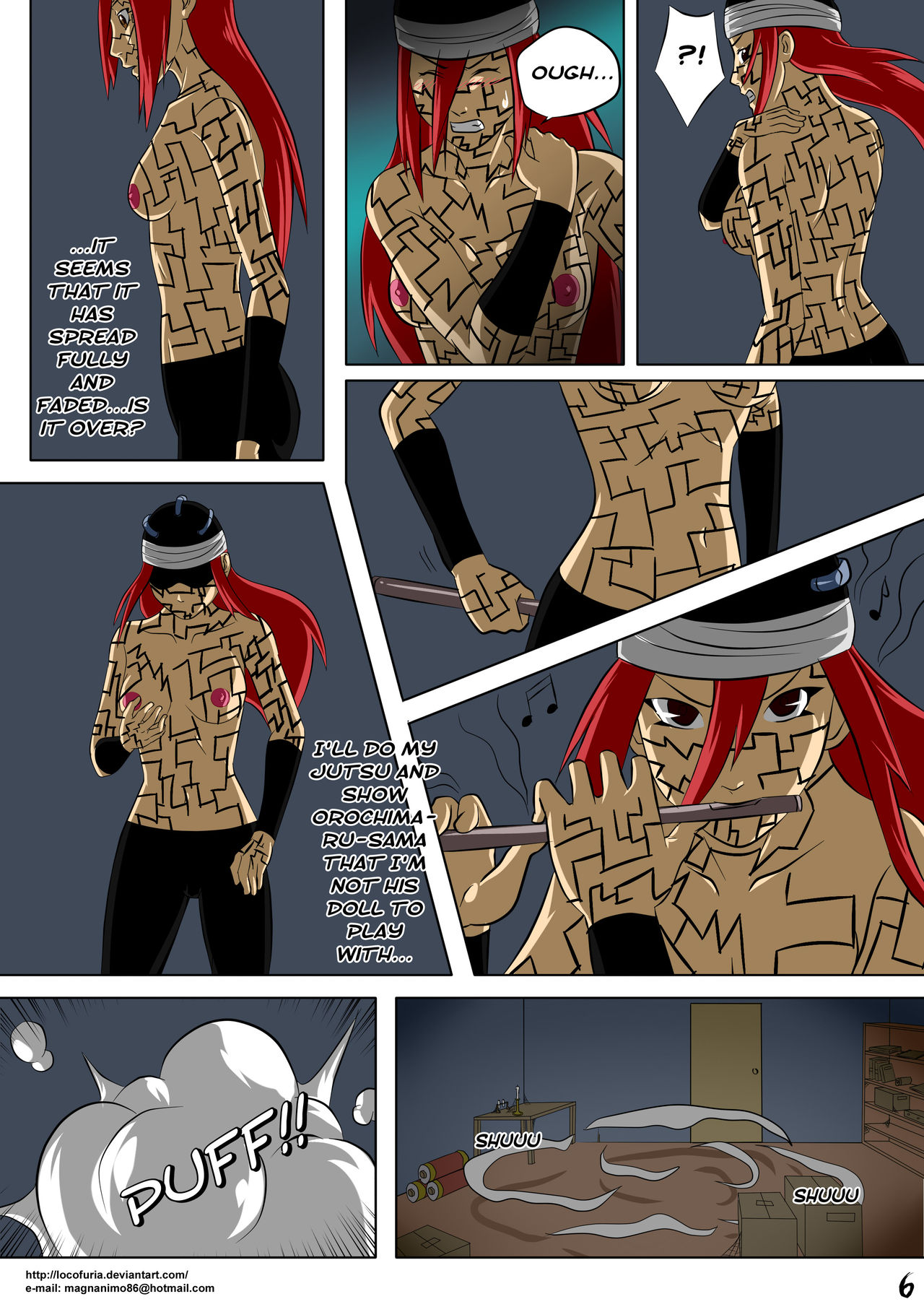 Tayuya Cursed Seal page 8 full