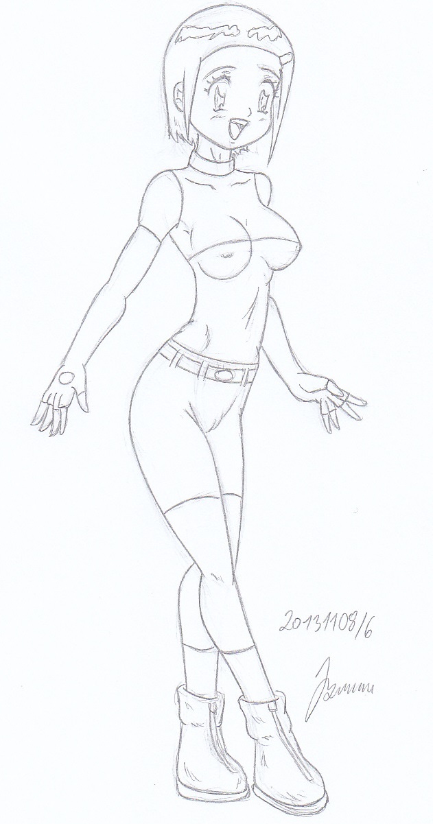 My miny Kari Yagami_digimon  Sketches work_1 page 9 full