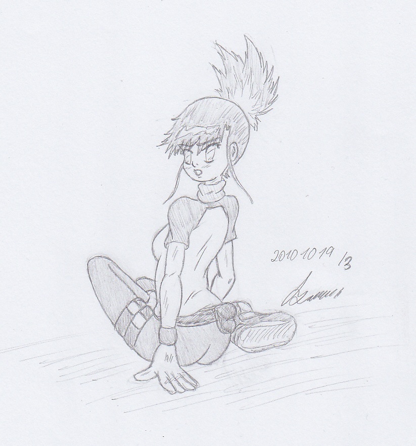 My miny Rika Nonaka_digimon tamers Sketches work_2 page 9 full