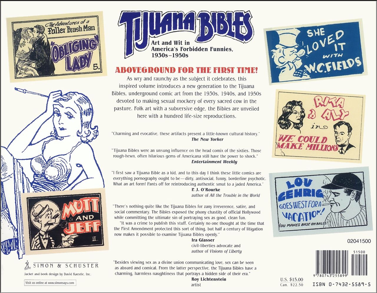 Tijuana Bibles: Art and Wit by Bob Adelman page 2 full