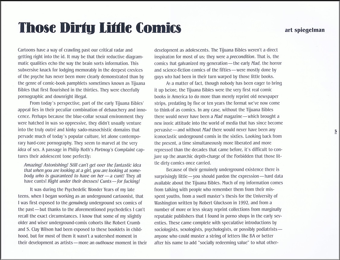 Tijuana Bibles: Art and Wit by Bob Adelman page 5 full