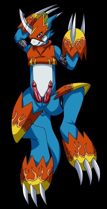 Renamon humps Flamedramon cover