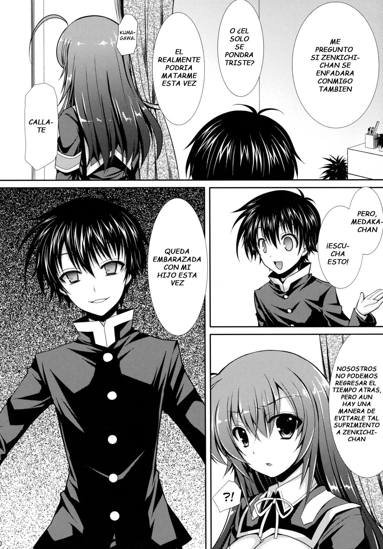 Shinkon Medaka-chan ga Kumagawa-kun ni NTR-reru Hon - La Recien Casada Medaka-chan es Robada por Kumagawa-kun page 9 full