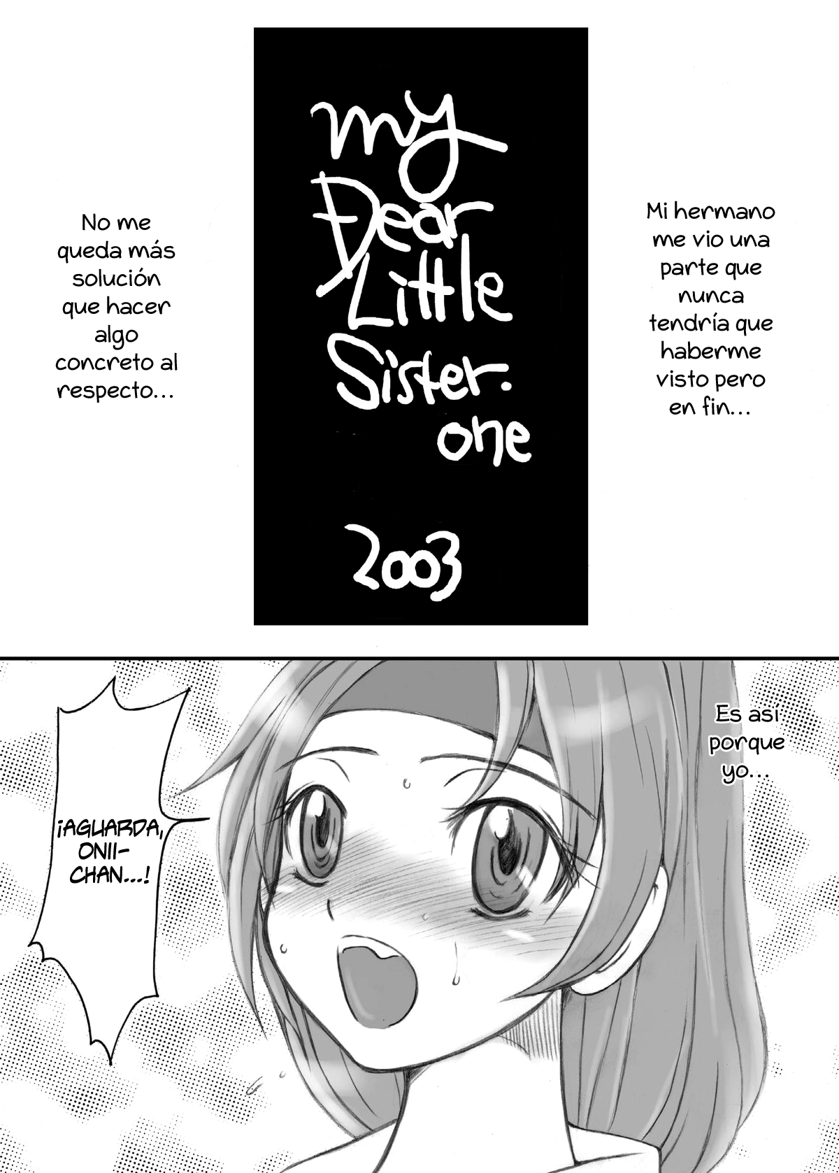 My Dear Little Sister | Mi Querida Hermana Menor page 6 full