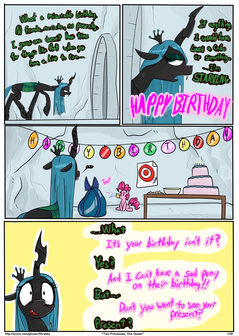 Two Princesses, One Queen page 1 full