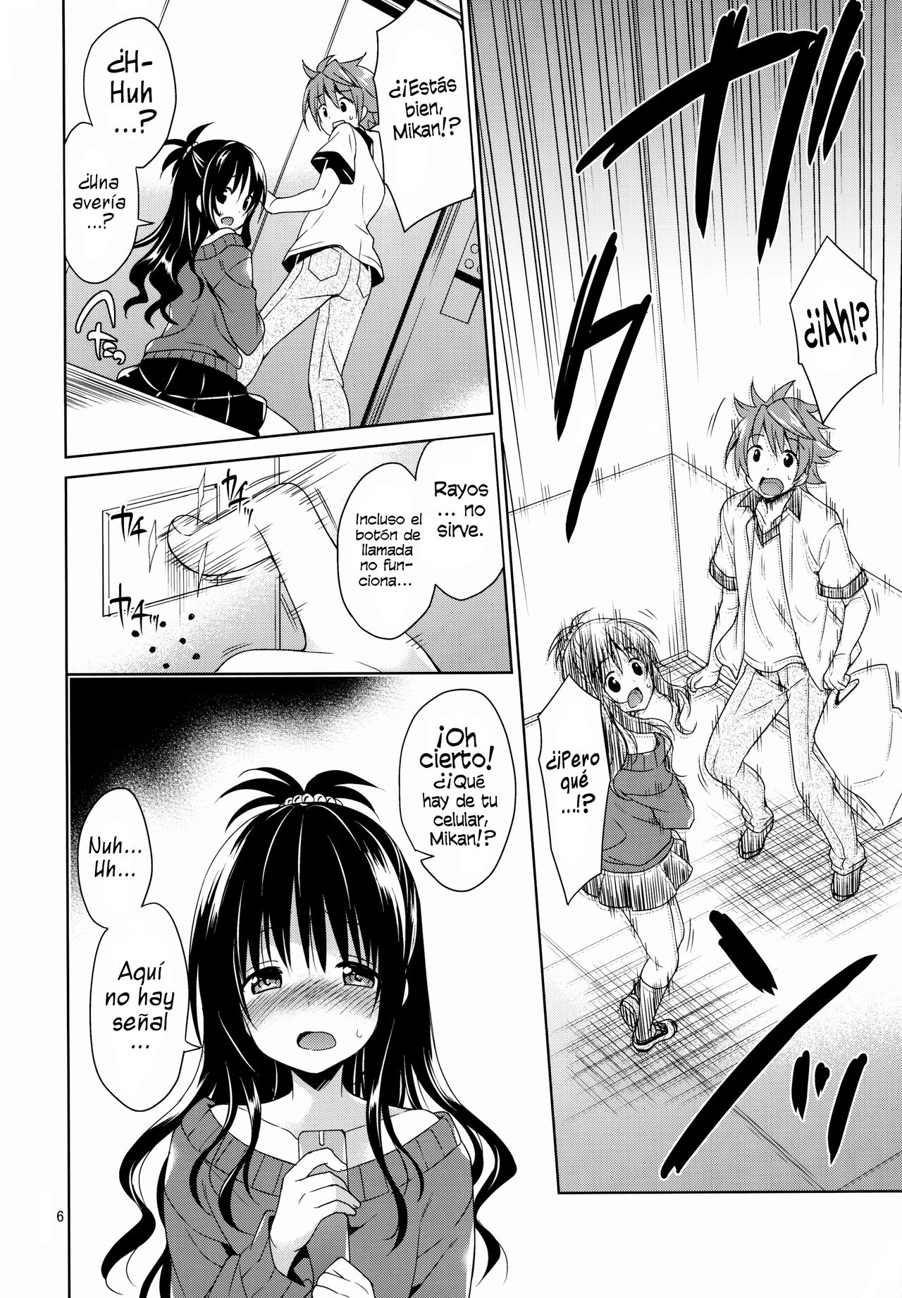 Mikan to Rito no Elevator Panic! | ¡Pánico en el ascensor con Rito y Mikan! page 5 full