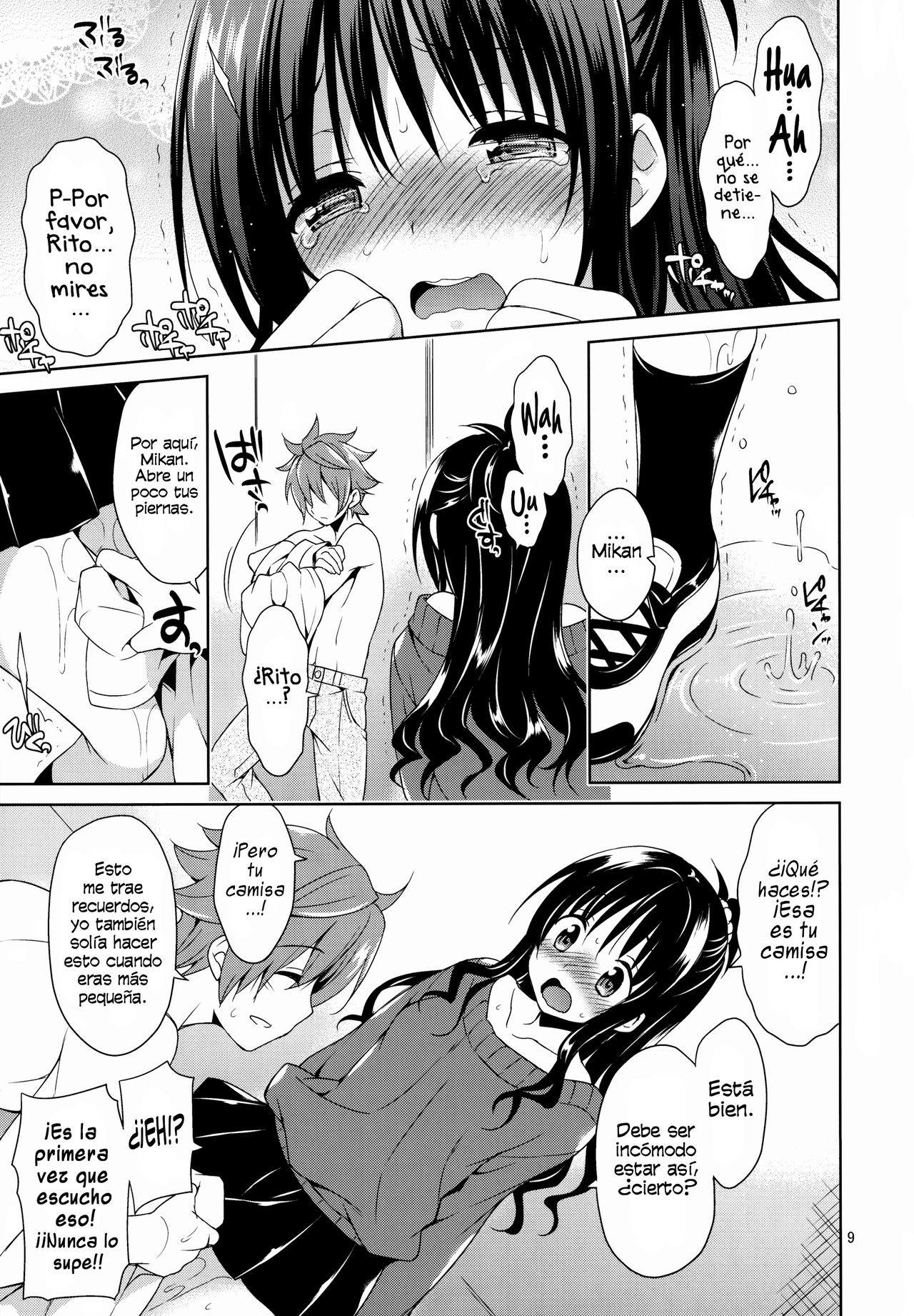 Mikan to Rito no Elevator Panic! | ¡Pánico en el ascensor con Rito y Mikan! page 8 full