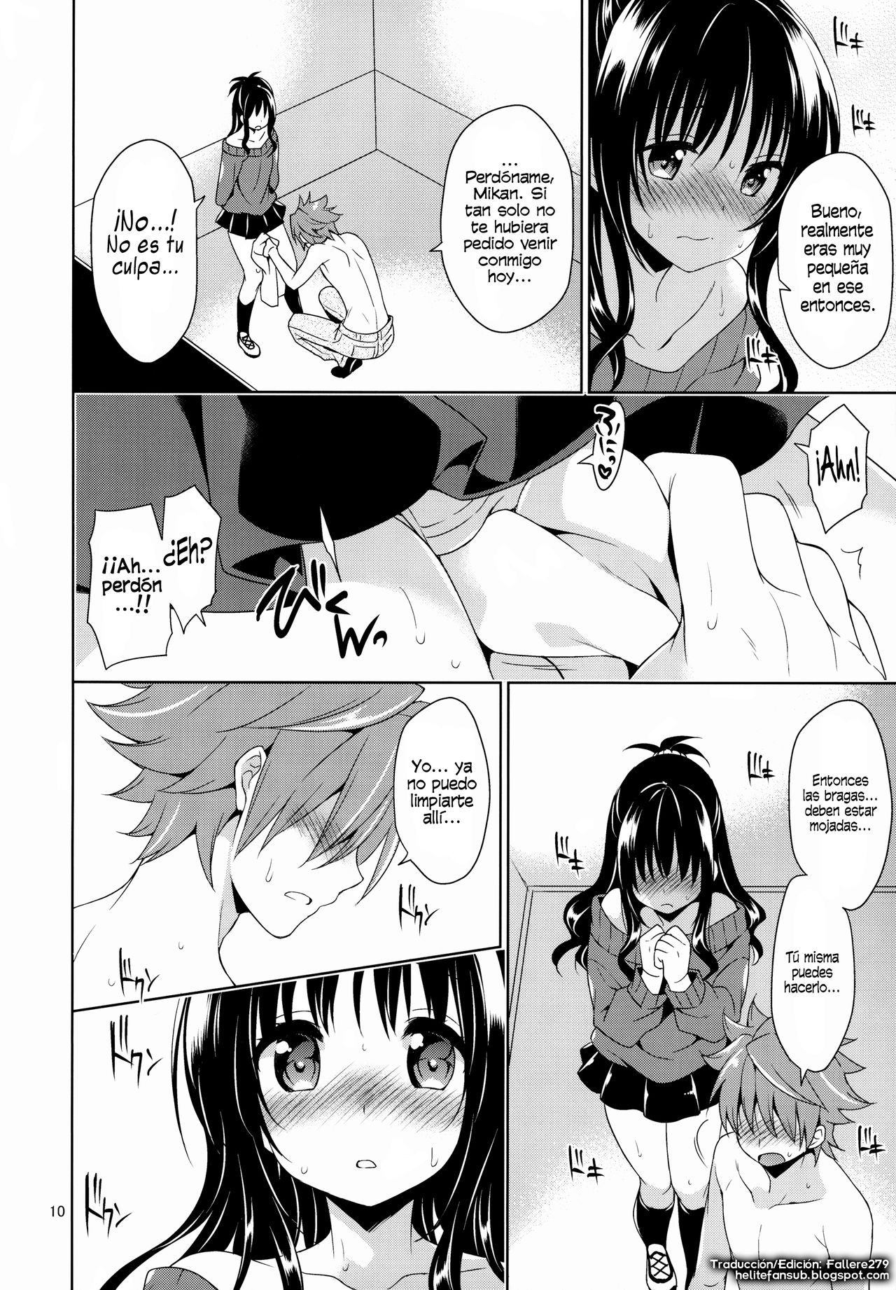 Mikan to Rito no Elevator Panic! | ¡Pánico en el ascensor con Rito y Mikan! page 9 full