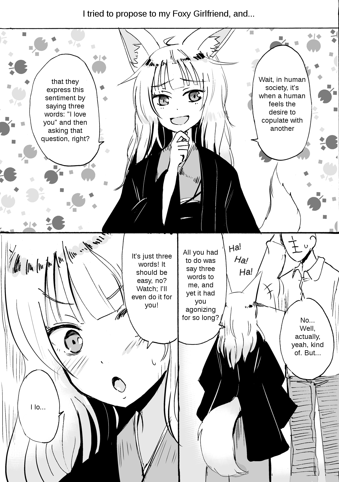 Kitsune no Oyomechan Mini | Fox Wife Mini Comic page 1 full