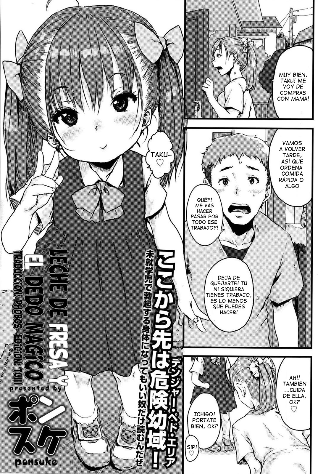 Ichigo Milk to Mahou no Yubi | Leche de Fresa y el Dedo Magico page 1 full