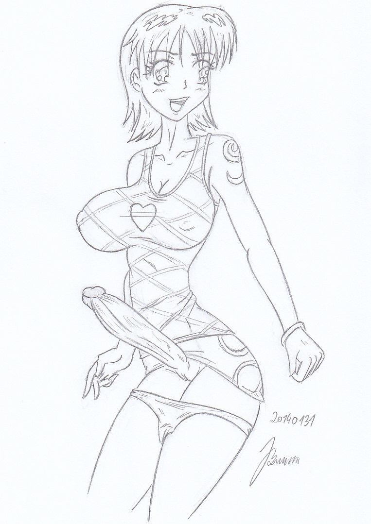 My miny Nami_ One Piece Sketches work_1 page 2 full