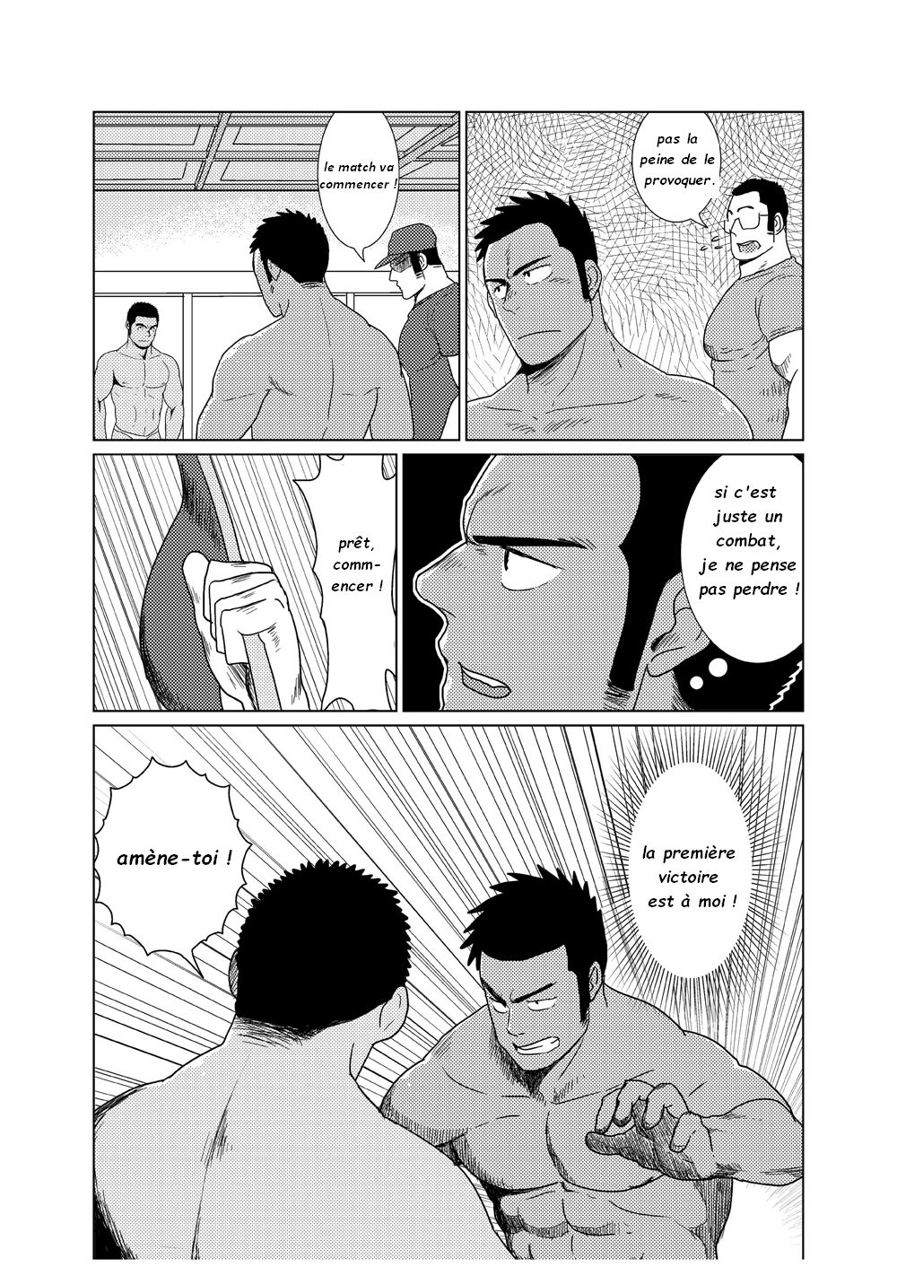 Honkaku-teki!? Gachi Muchi Pantsu Wrestling | Professional!? Muscular Underwear Wrestling page 5 full