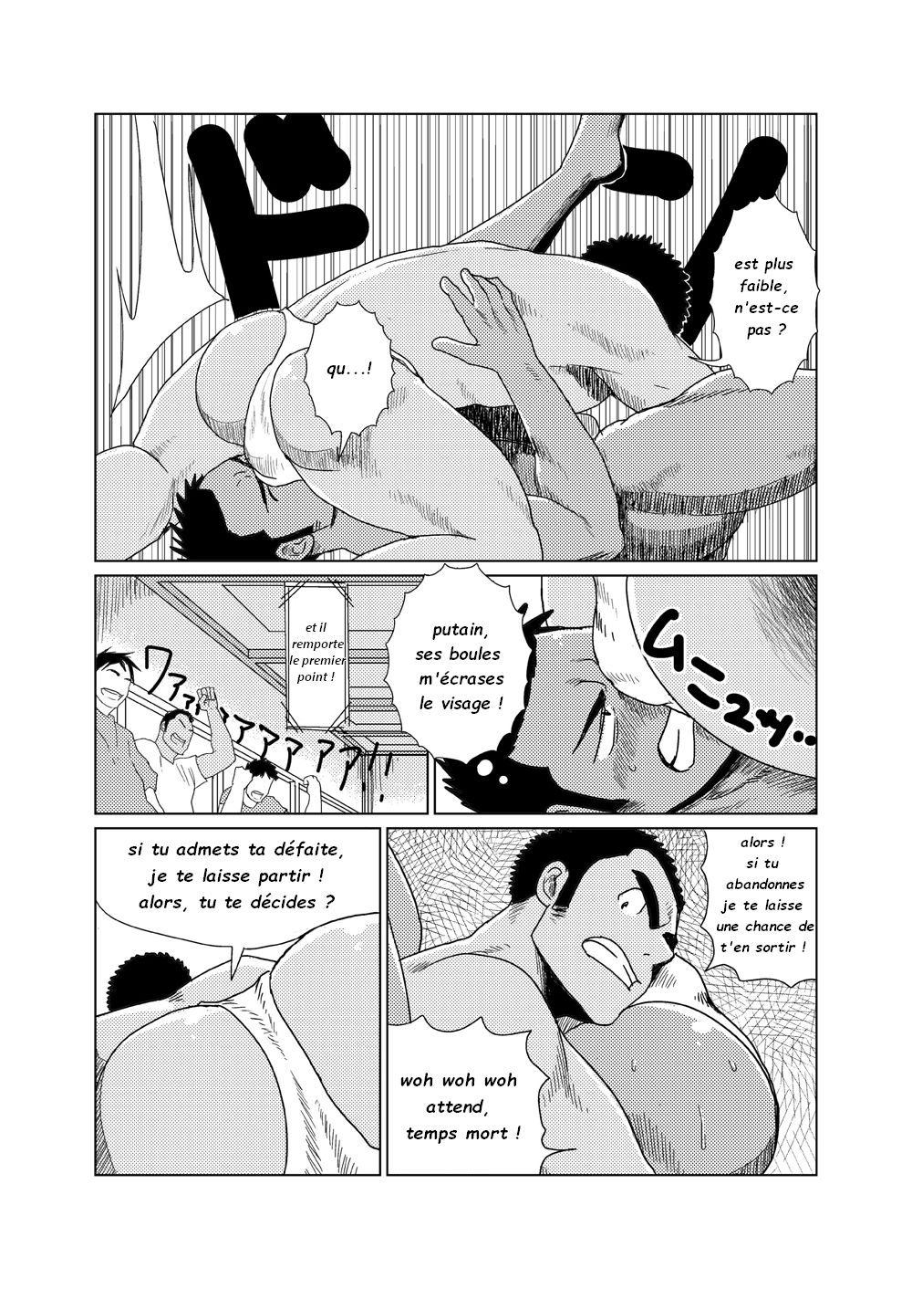 Honkaku-teki!? Gachi Muchi Pantsu Wrestling | Professional!? Muscular Underwear Wrestling page 7 full