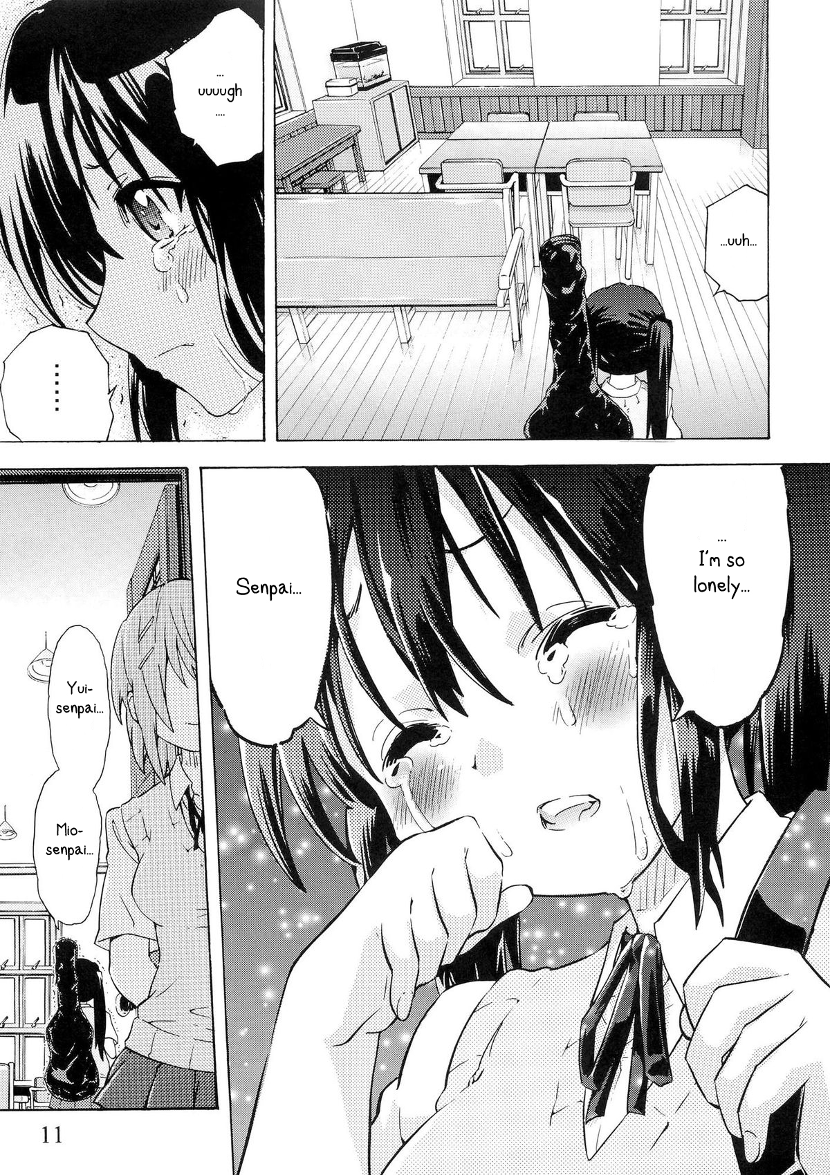 YURI-ON! #1 "Mesomeso Azunyan!" page 10 full