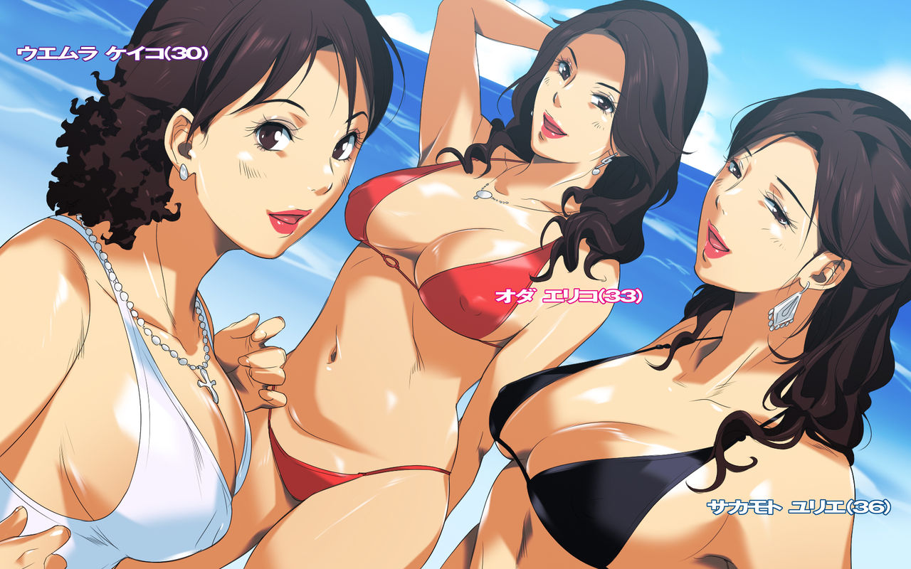 Hiwai Mousou ~Beach de Bitch na Mama-sans~ page 3 full