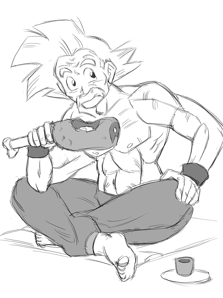 Old Man Goku page 1 full