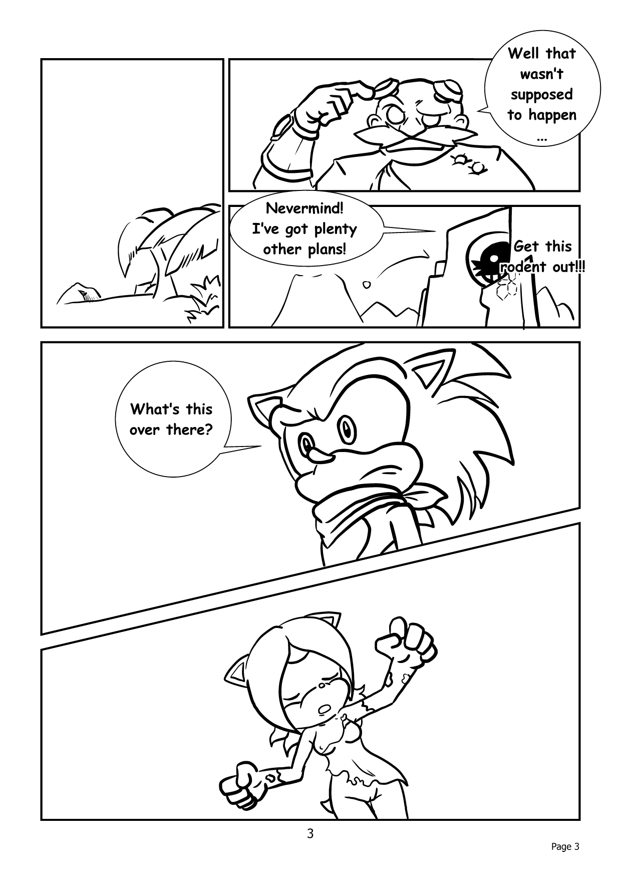 Short Stories: SONIC's BANG page 3 full