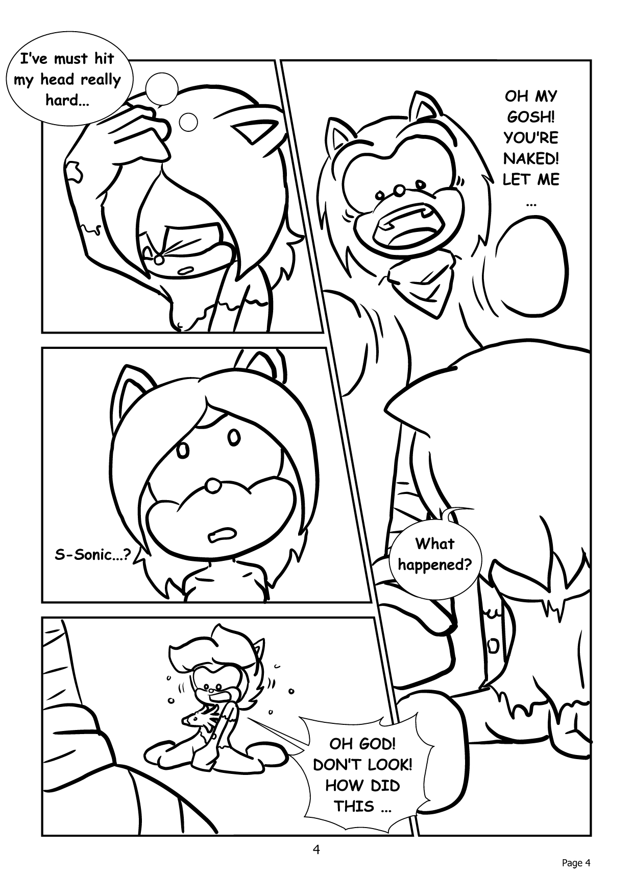 Short Stories: SONIC's BANG page 4 full