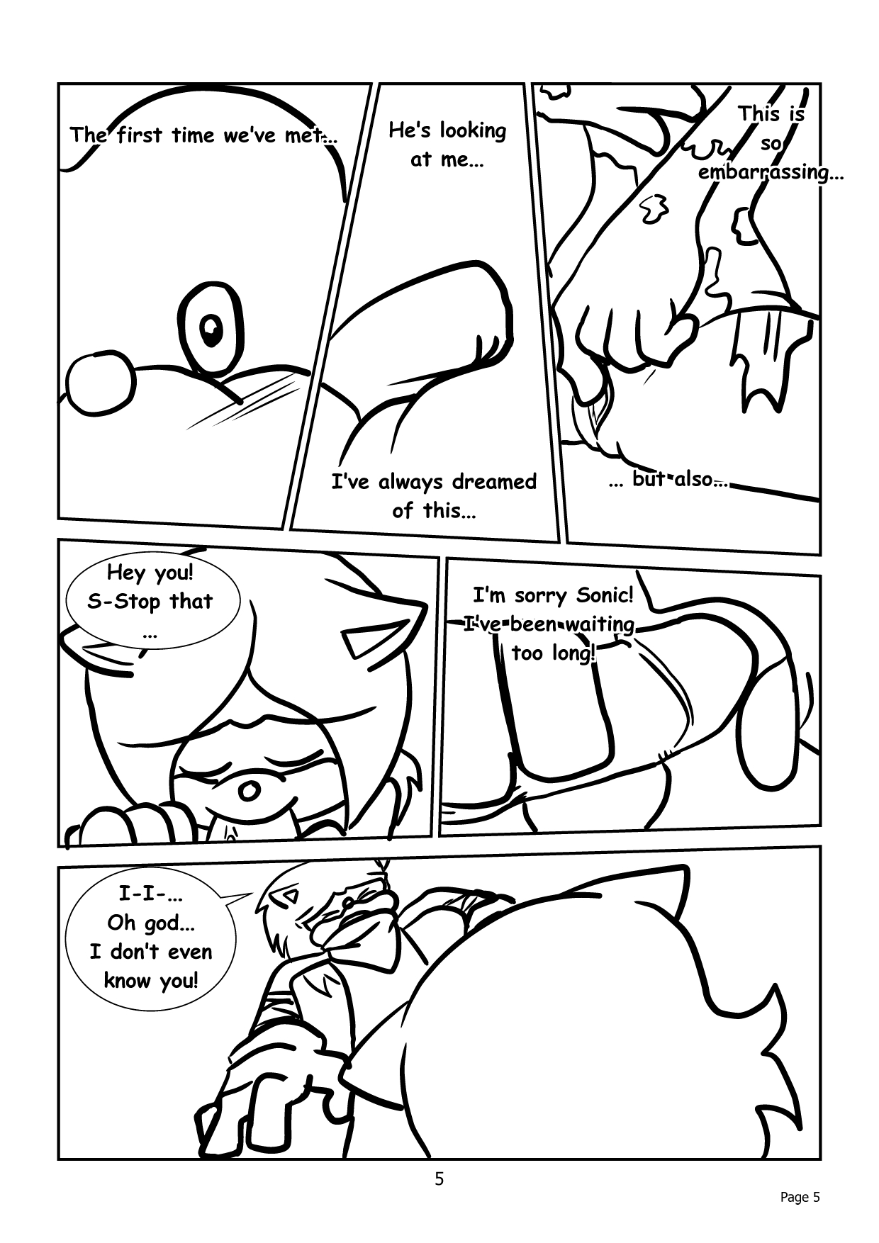 Short Stories: SONIC's BANG page 5 full