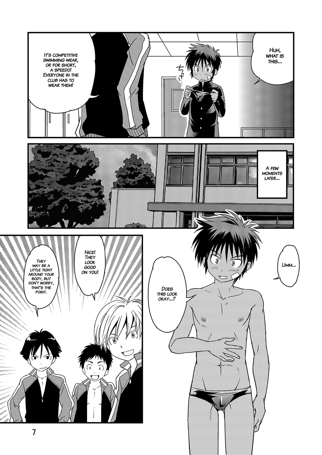 Kyoupan Shounen! | Speedo Boy! page 6 full