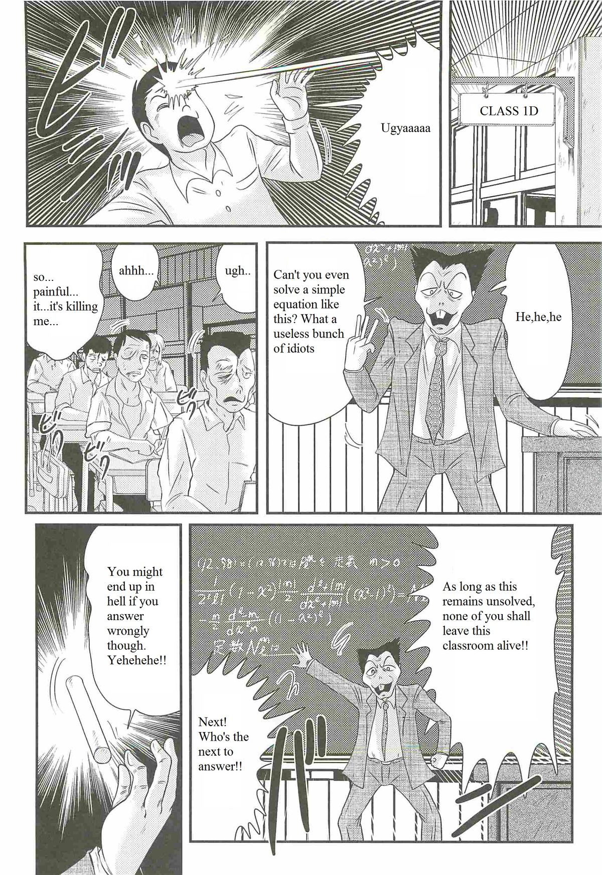Kaiketsu!? Zenra Knight Ch. 2 | Love Lesson!! Disciplinary Teacher's Dangerous Maths Formula   Translations page 2 full