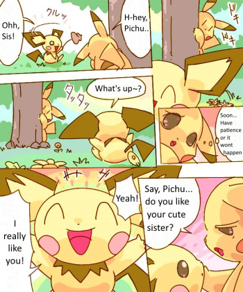 Pikachu Kiss Pichu cover