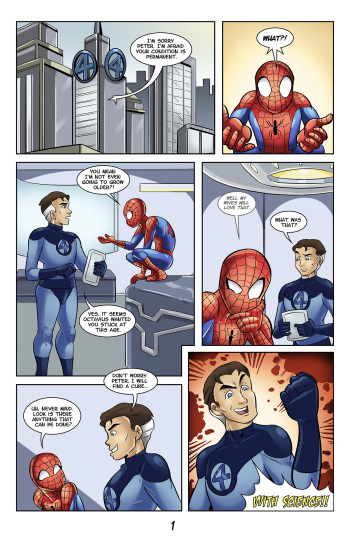 The Continuing Adventures of Young Spidey cover