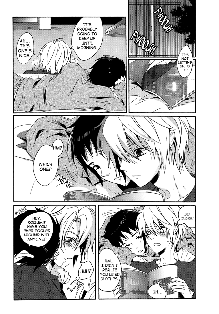 Soto wa Hame, Blue, Hoshi wa Mienai | Rain outside, Blue, Can't see the stars page 8 full