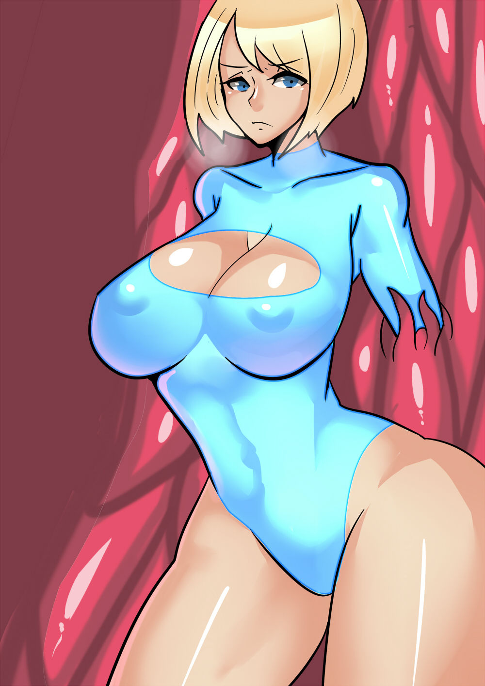 Power Girl Tentacle Transformation page 2 full