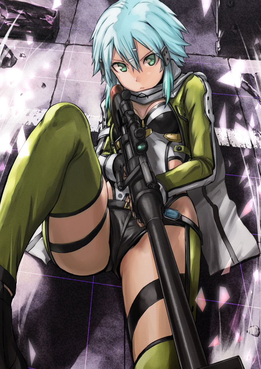 Asada shino   sword art online 2: phantom bullet page 1 full