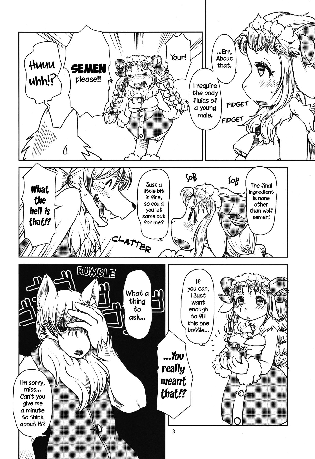 Yakusoku Sareta Shukufuku no Mutton | Promised Mutton Blessing page 7 full