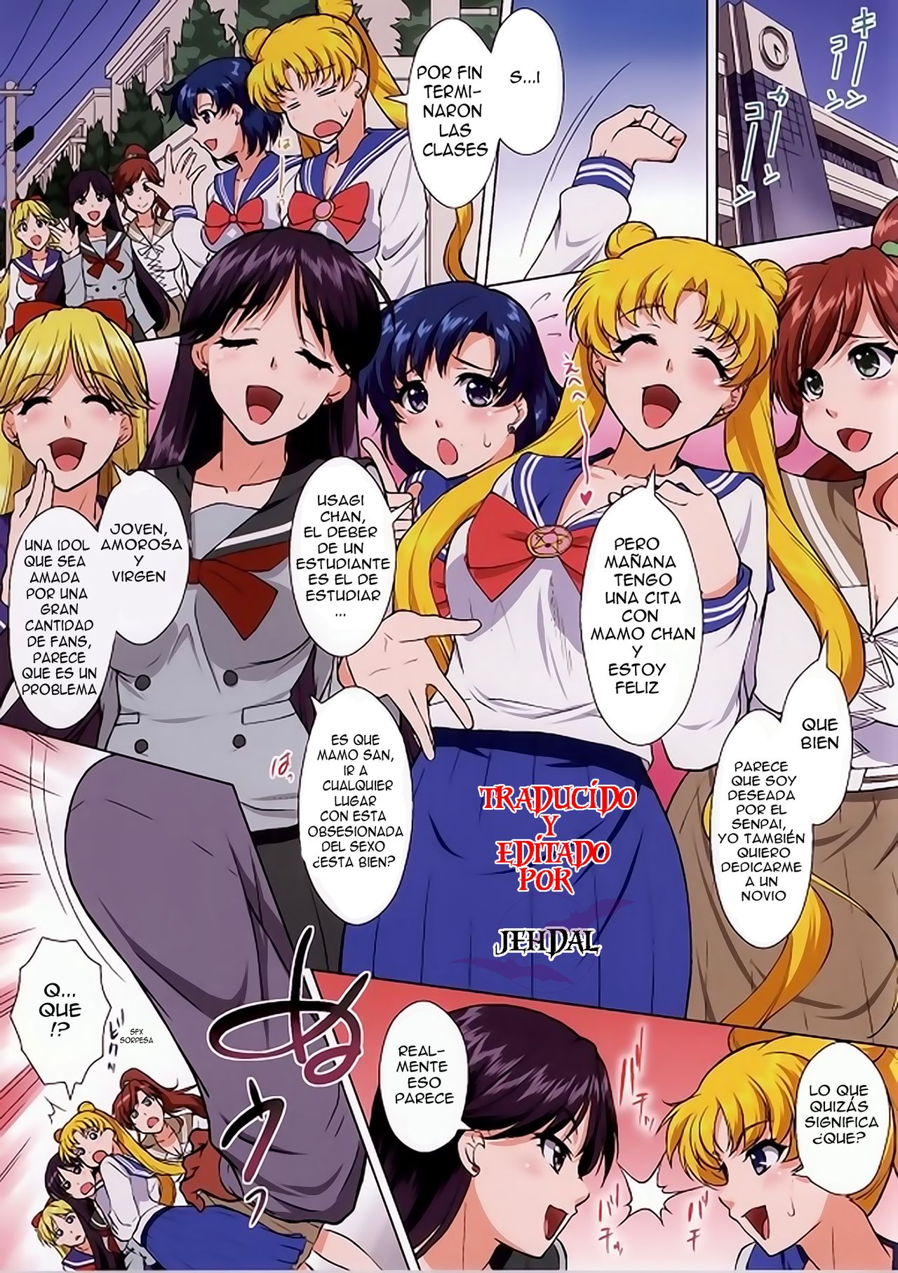 Sailor Senshi ga Youma ni Ero Ganbou wo Miserare tara page 2 full