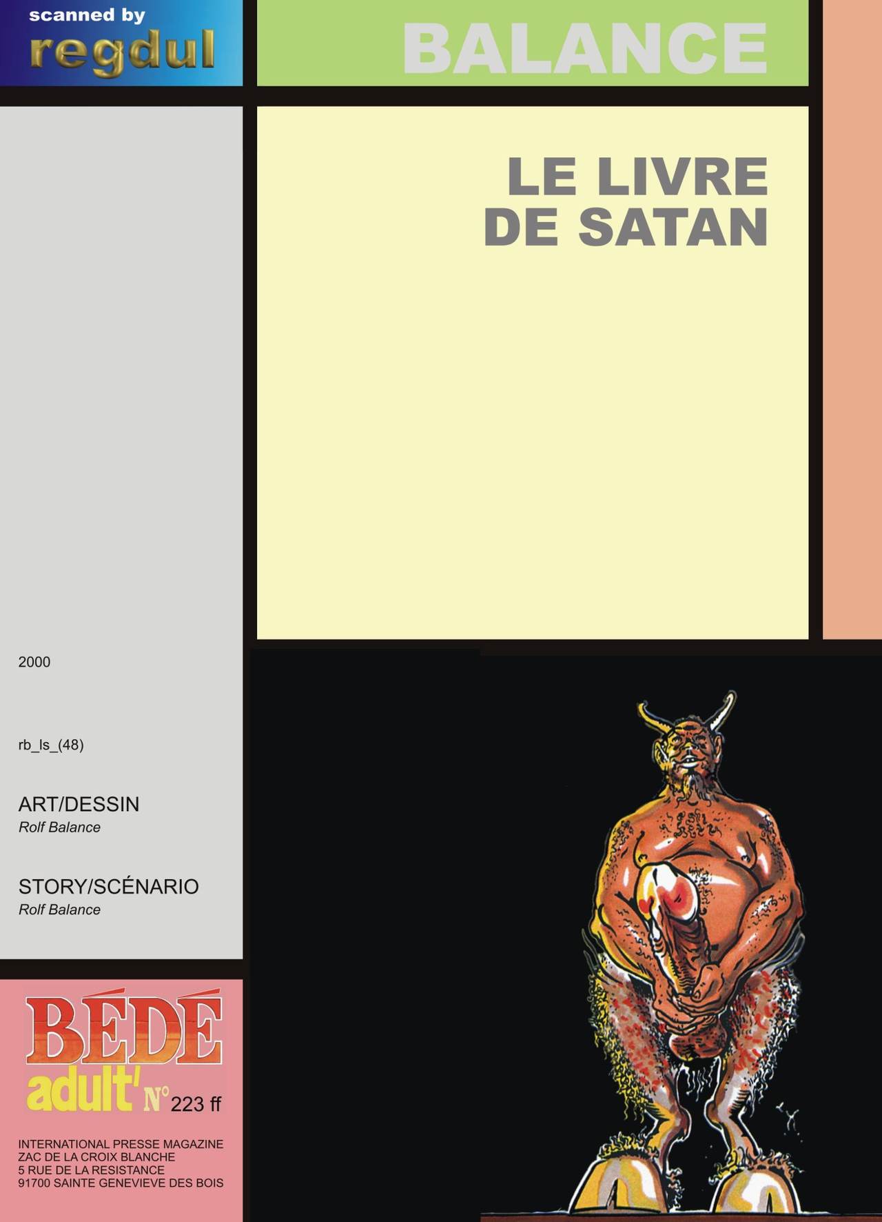 Le Livre de Satan page 1 full