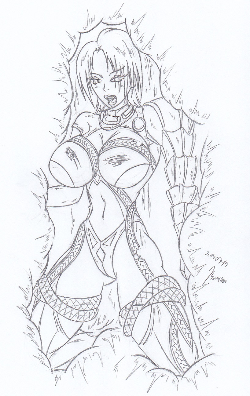 My miny  Ivy &amp; Venom _ Sketches work page 10 full