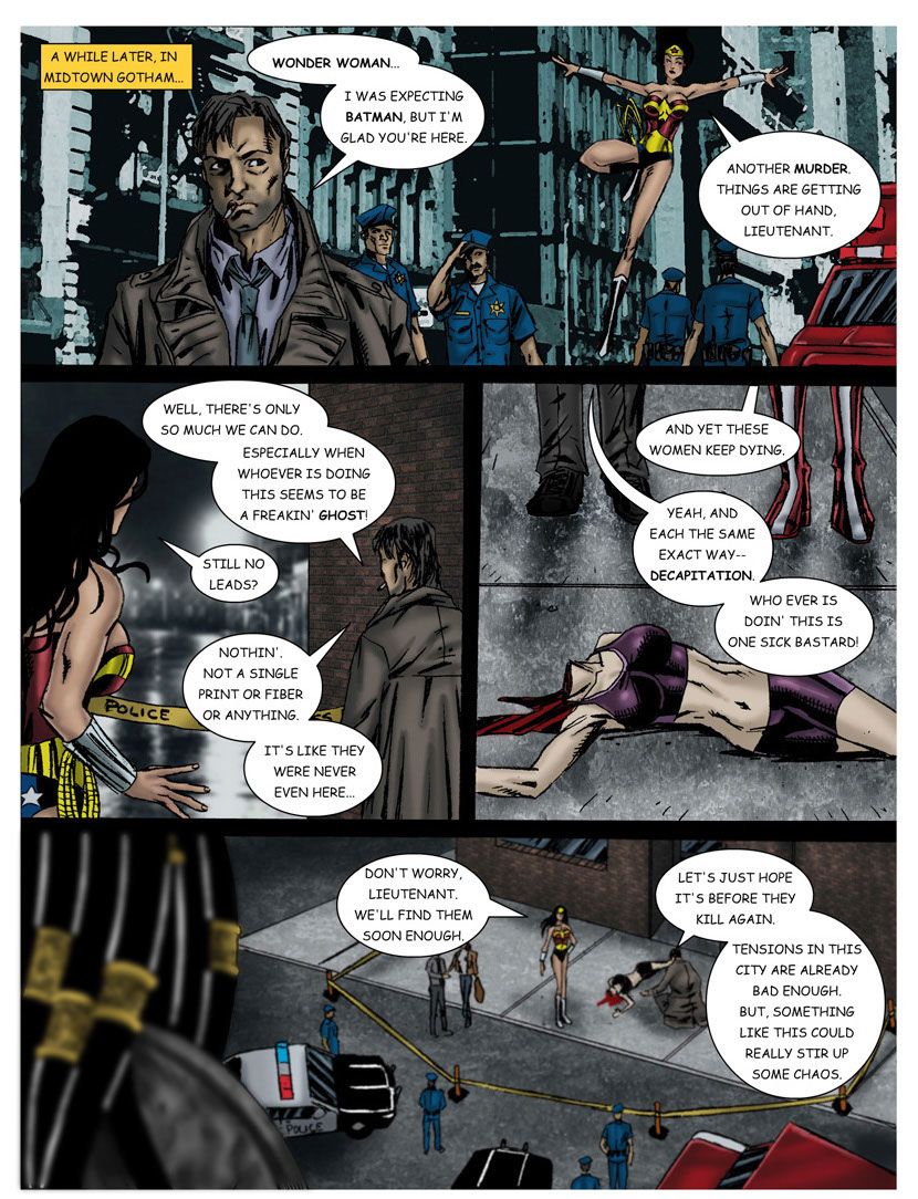 Wonder Woman vs Predator Ch. 1-3 page 5 full