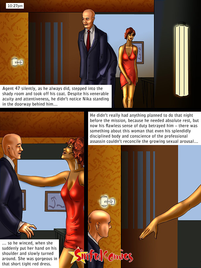sinful comics - Olga Kurylenko - Hitman page 1 full