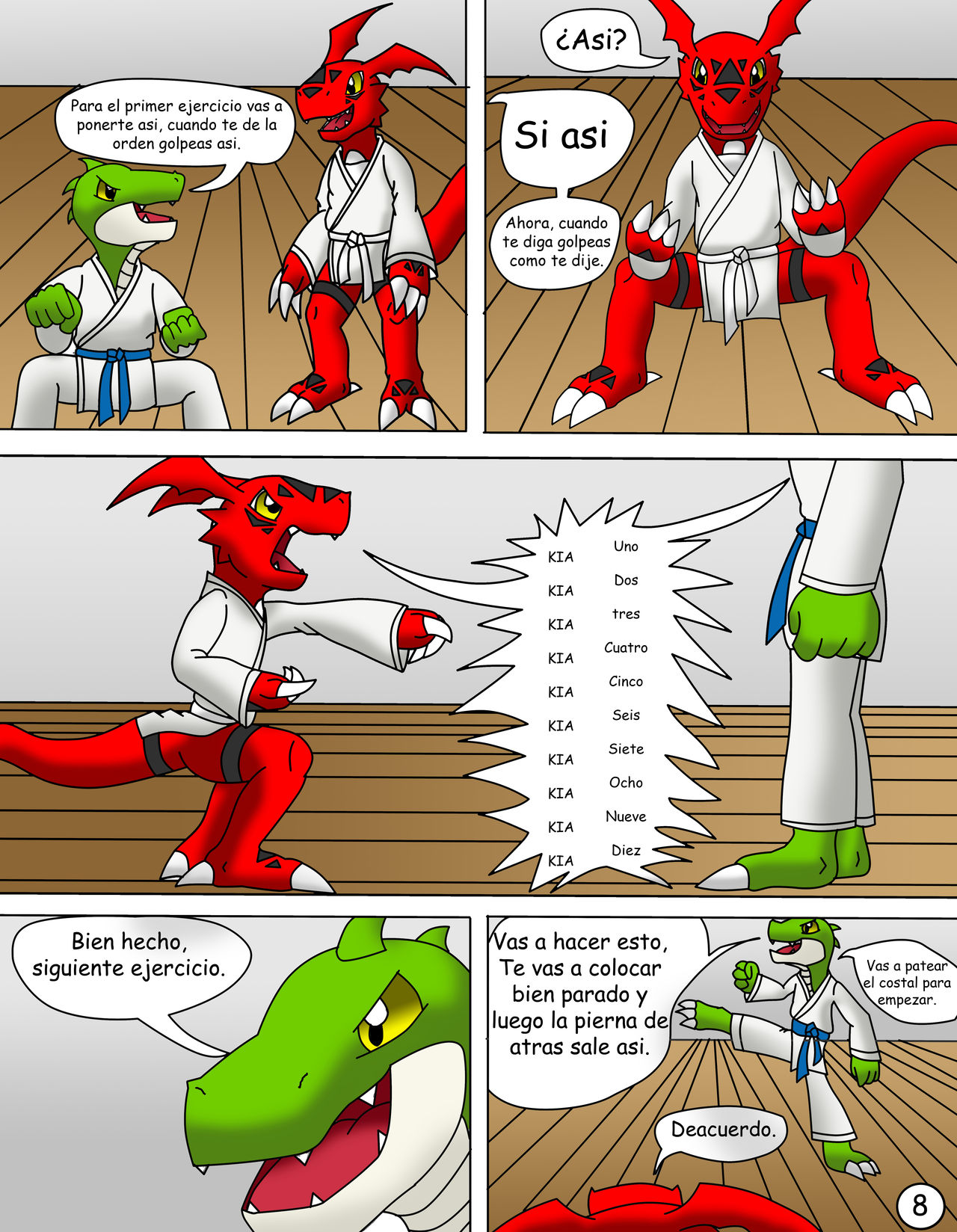 Guilmon Practica Karate page 9 full