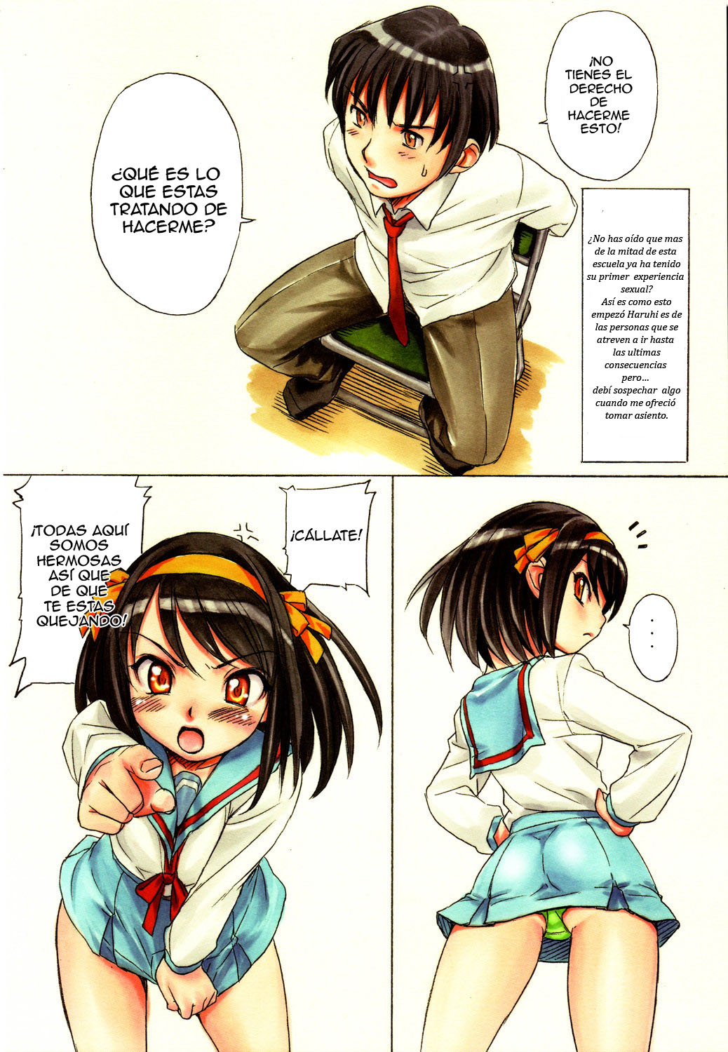 Suzumiya Haruhi no Nisemono | La falsificacion de Suzumiya Haruhi page 3 full