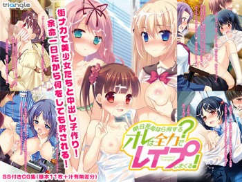 Ashita Shinu nara Nani Suru? Ore wa Zenryoku de Rape shimakuru! cover