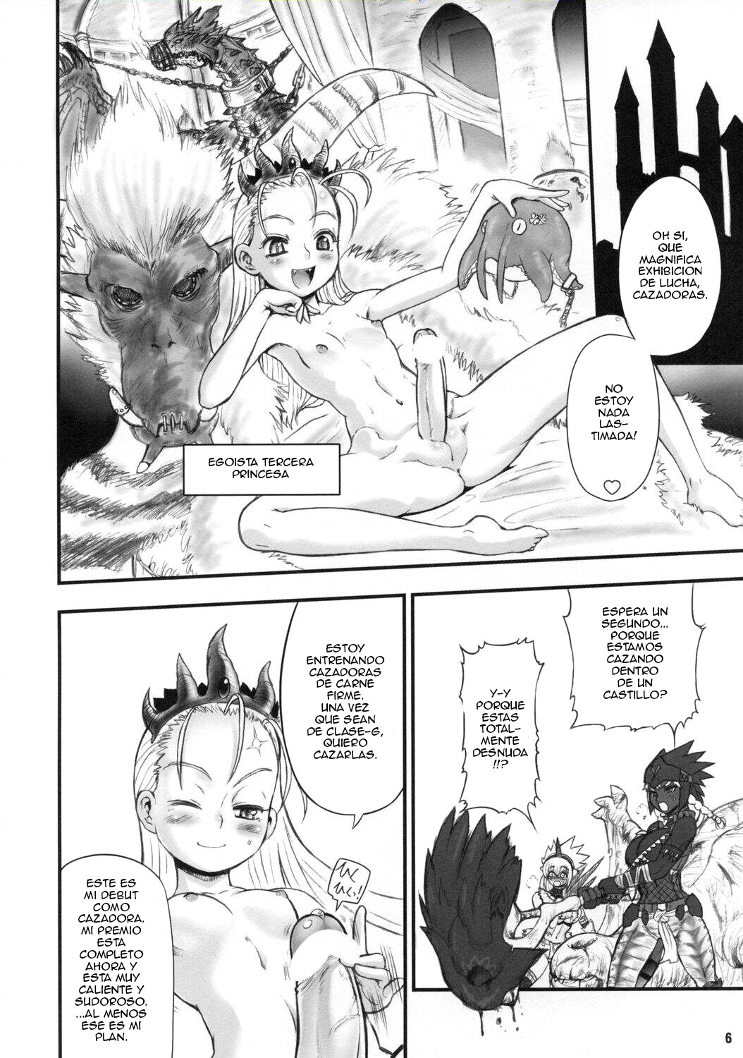 Wagamama Oujo no Hunter dai Renzoku Shuryou! page 5 full