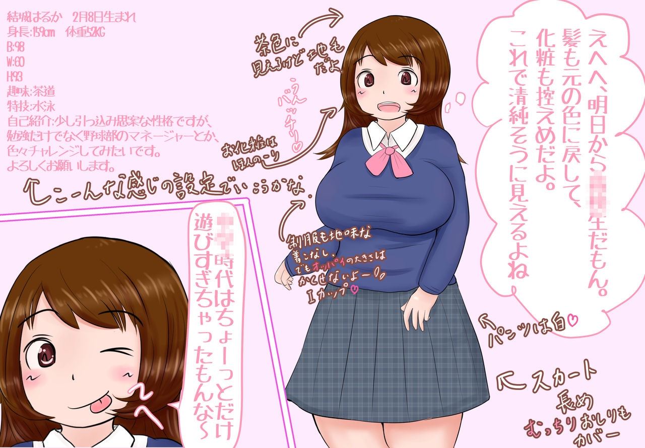 Gyaku Rape Daisuki Seiyoku Ouseina Yariman Bitch ga, Shingaku de Shinkiitten, Seiso Kyara wo Mezasu Hanashi Dai Ichi wa page 3 full