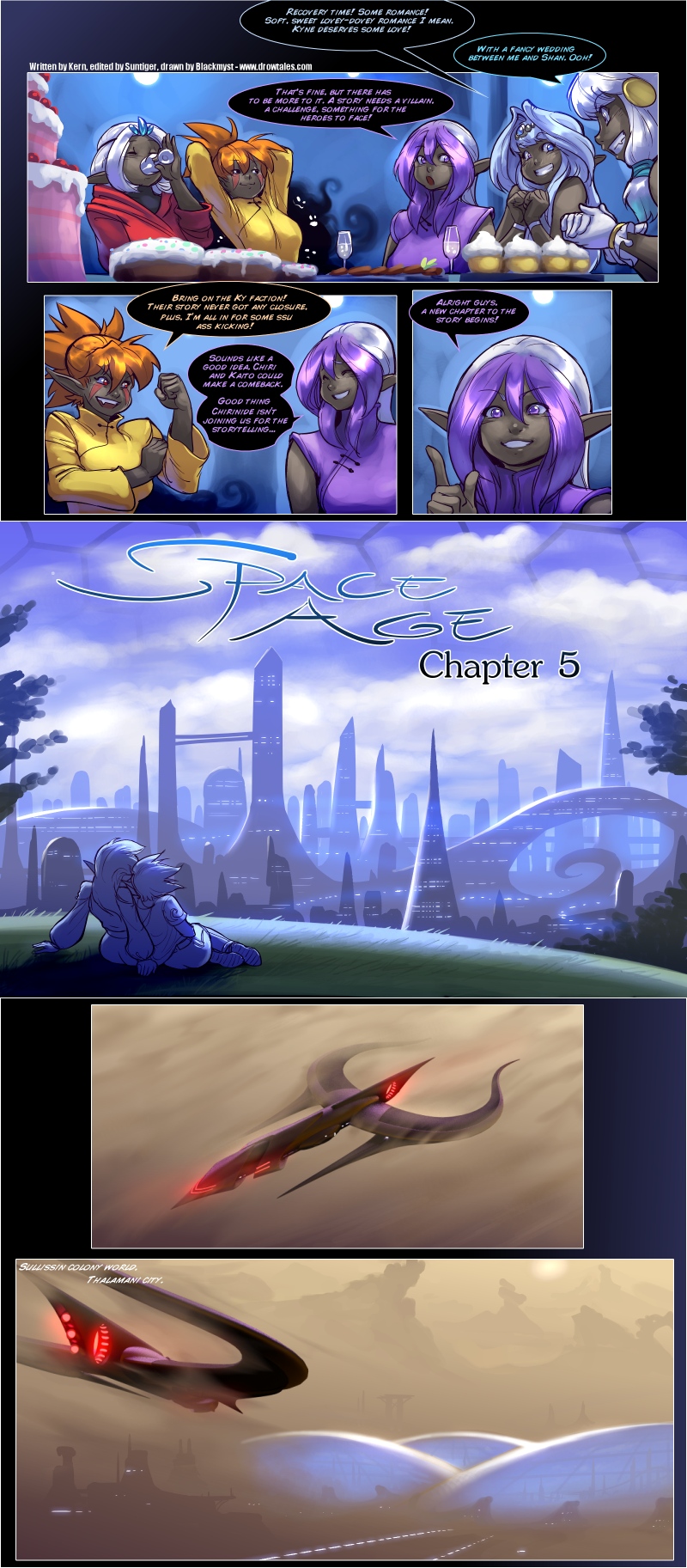 Drowtales: Space Age 5 page 1 full