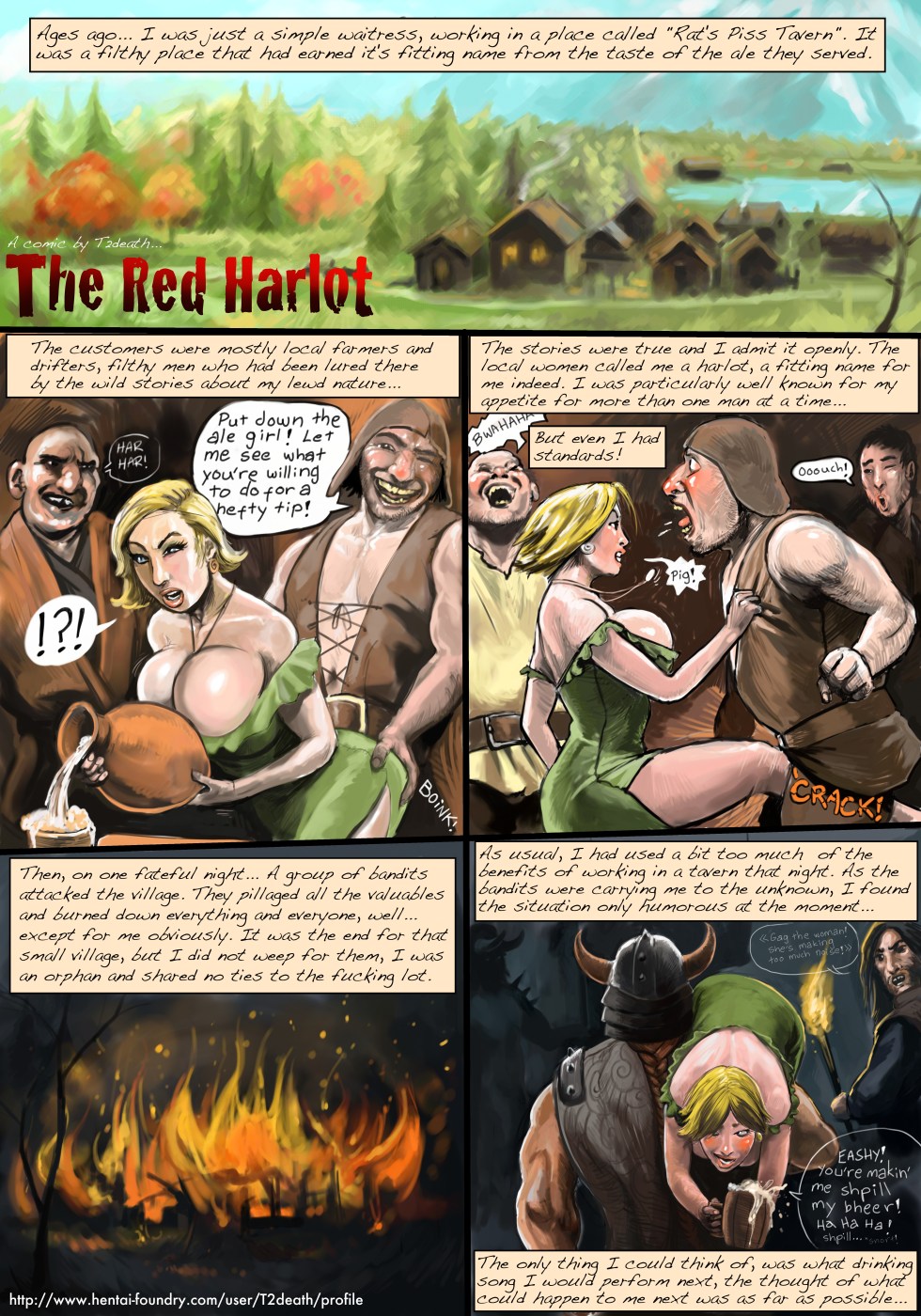 The Red Harlot page 1 full