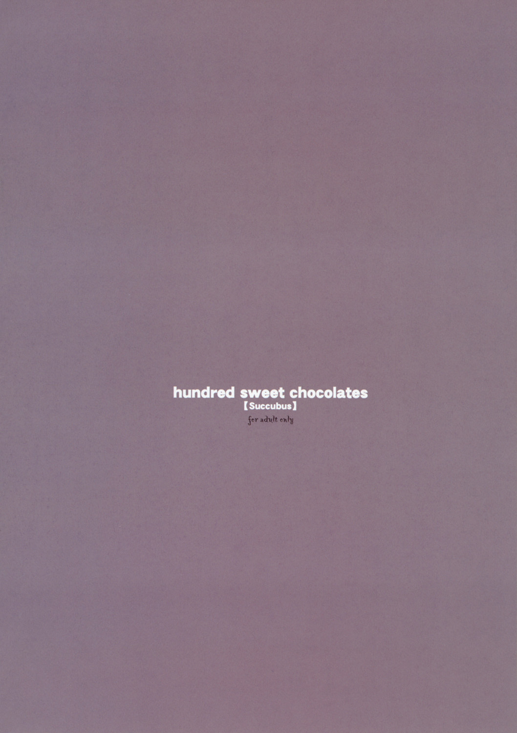 hundred sweet chocolates  | Cientos de chocolates dulces sukubo page 10 full