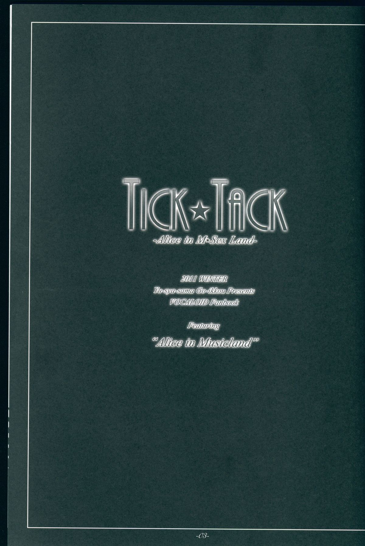 TICK TACK page 3 full