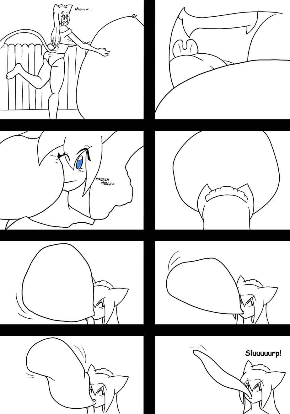 Garbage Eating Catgirl Maid + Taking Out the Trash page 7 full